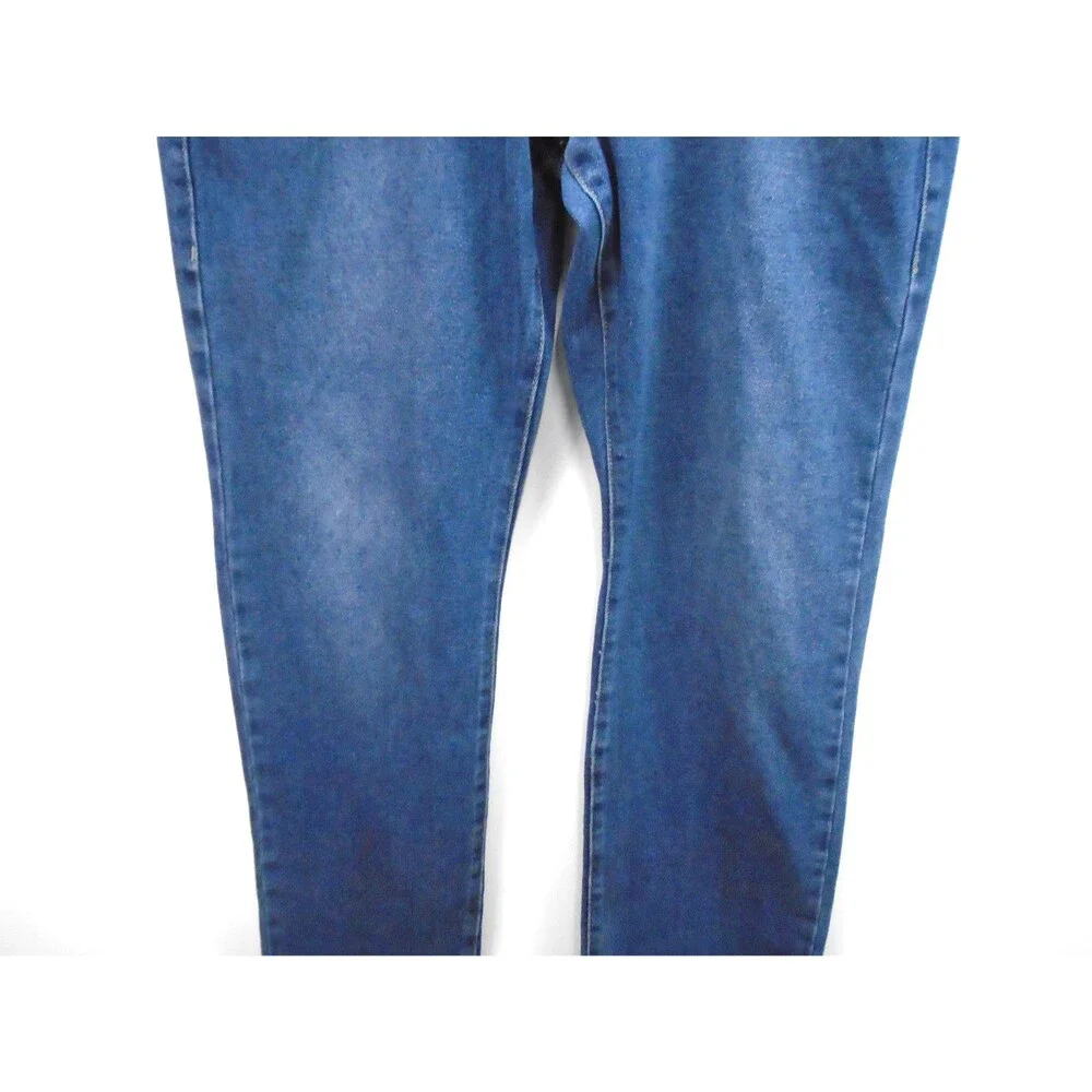 True Religion Ricky Jeans Men 36 Relaxed Straight Leg Med Wash Whiskered Stretch